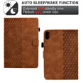 thumbnail image 2 of Allytech For iPad mini (6th Generation) Case,Shockproof Premium PU Leather Folio Stand Pocket, Auto Sleep/Wake,Lightweight Embossed Card Slot Wallet Case for iPad mini 6,Brown, 2 of 6