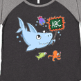 thumbnail image 4 of Inktastic Teacher Shark with School of Fish Women's Plus Size T-Shirt, 4 of 5