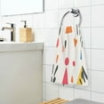 thumbnail image 3 of Yayeee 100% Cotton Hand Towels for Bathroom 16" x 28" Soft Absorbent Kitchen Towel, Beige Geometric, 3 of 7