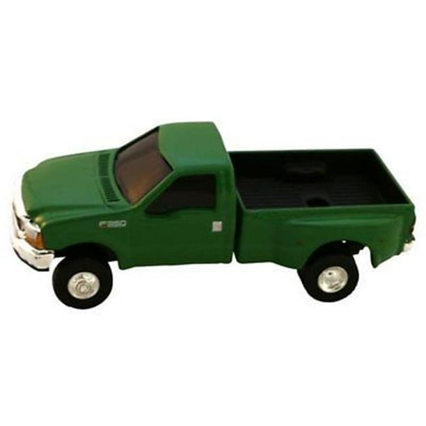 Toy Ford F350 Durable Plastic Pickup Truck, Green