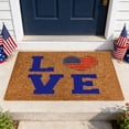thumbnail image 6 of Patriotic Door Mat Independence Day Non-Slip Doormat, American Flag Pattern Entryway Rug 250 Door Mat for Indoor Outdoor, 6 of 6