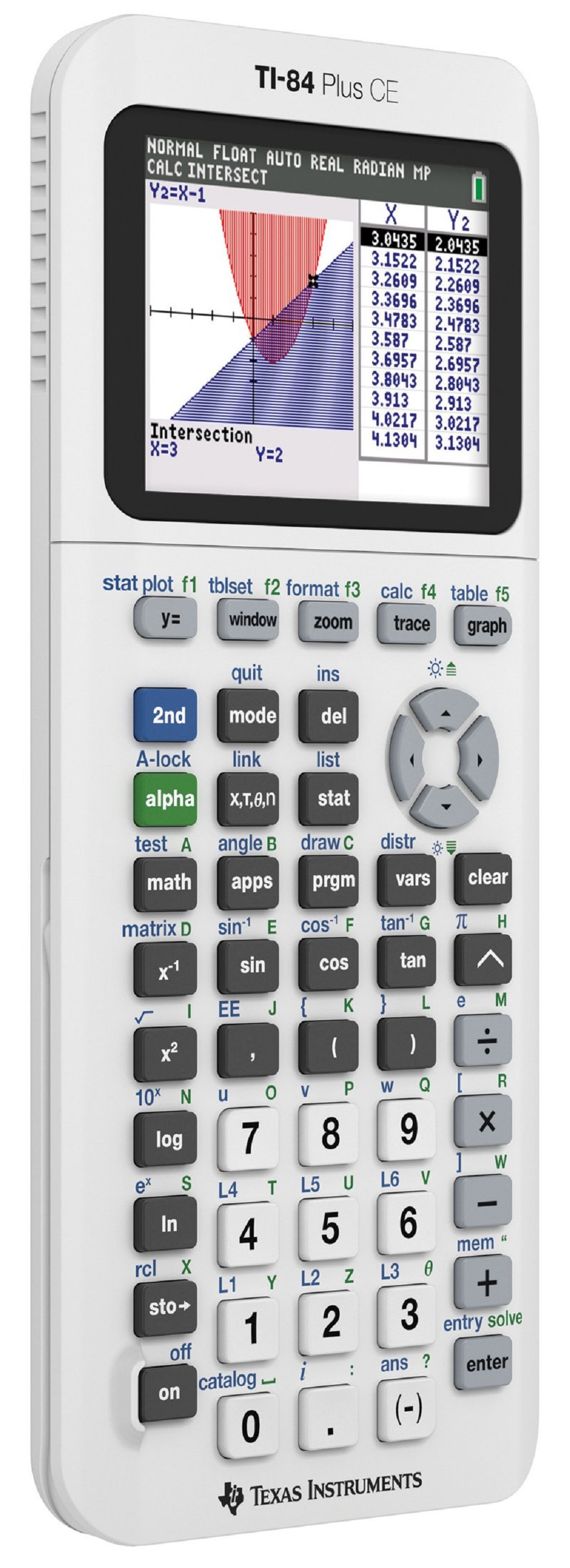 Texas Instruments TI-84 Plus CE Graphing Calculator, White - image 3 of 3