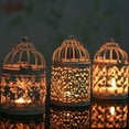 thumbnail image 3 of Grandest Birch Hanging Hollow Candle Holder Stand Antique Moroccan Style Lantern Wedding Decor Flower Hollow Hanging Decoration Mo, 3 of 7