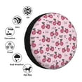 Salouo Bike with Donut Wheels Print Spare Tire Cover 1417 inch Spare