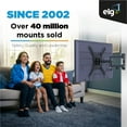 thumbnail image 4 of ELG MT400AR Full Motion TV Wall Mount Bracket for 26–60 in TVs, Single-Stud Articulating, Swivel and Tilt, VESA 75x75 to 400x400, Supports up to 66 lb, 4 of 8