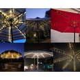 thumbnail image 3 of Patio Umbrella Light, with Remote Control 8 Lighting Modes, Lights for Outdoor Umbrella Battery Operated Waterproof, for Garden Decoration Camping Tent Halloween Decorations (Warm White), 3 of 6