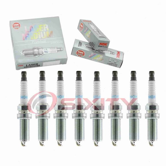 8 pc NGK 90288 Laser Iridium Spark Plugs for PY8V-18-110 Ignition Wire Secondary