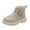 Beige, variant on Akiihool Baby Booties Girls Girl's Shoes Lined Knee High Toddler First Walker Warm Winter Crib Shoes (Beige,11.5)