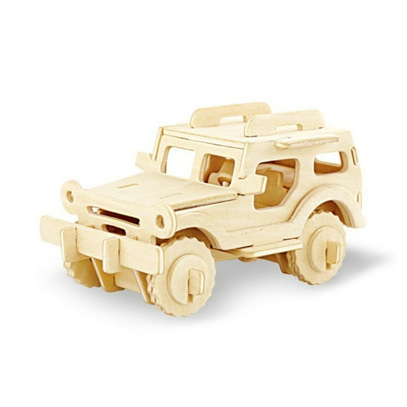 TAILTOSS 1Pack Wooden Simulation Car Assembly Puzzle Model Educational Toy 21.5 X 18.5 X 9.5In For Kids