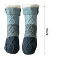 thumbnail image 5 of Women's Knit Fuzzy Socks, WinterWarm Cozy Sherpa Lined, Soft Fluffy Sleep Socks, Non Slip Super Soft Thick Floor Sock, 5 of 7