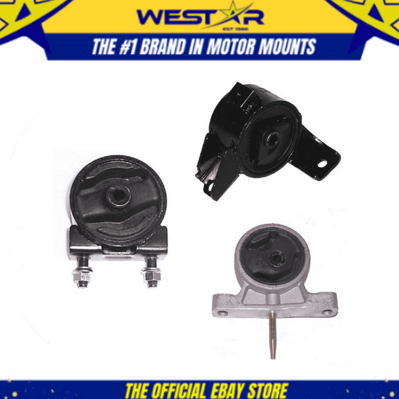 Engine Motor & Trans Mount Set for 2002 - 2003 Suzuki Aerio 2.0L 2WD 3PCS