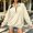 Beige, variant on Zip Up Sweatshirt Womens Polka Dot Print Stand Collar Half Zip Pullover Shirt Long Sleeve Relaxed Fit Sweatshirt Casual Streetwear