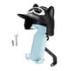 thumbnail image 1 of Soporte para teléfono de motocicleta con mini visera para casco, universal para smartphones de 4,7 a 7,2 pulgadas, soporte estable para bicicletas. Azul Negro, 1 of 8