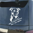 thumbnail image 4 of HEVIRGO Ban Stupid People Not Breed Pitbull Auto Car Styling Sticker Body Window Decal, 4 of 6