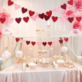 thumbnail image 4 of Valentine's Day Heart Wreath Banner for Indoor and Outdoor Home Décor - Hanging Decoration for Living Room Bedroom Dining Area Festive Wall Adornment, 4 of 5