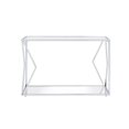 thumbnail image 2 of Acme Furniture 83484 Sofa Table, Clear Glass & Chrome Finish, 2 of 2