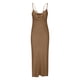thumbnail image 5 of Puntoco Vestidos Mujer Verano Sexy Moda Mujer Sin Mangas Sólido Cuello En V Señoras Camies Chaleco Vestido Largo, 5 of 6