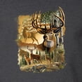 thumbnail image 3 of Wild Bobby Deers in Mountains Patriotic American Flag Hunting Animal Lover Unisex Men Tee, 3 of 6