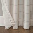 thumbnail image 6 of No. 918 Castille Farmhouse Plaid Linen Semi-Sheer Rod Pocket Curtain Panel, 54"x84", Blush, 6 of 6