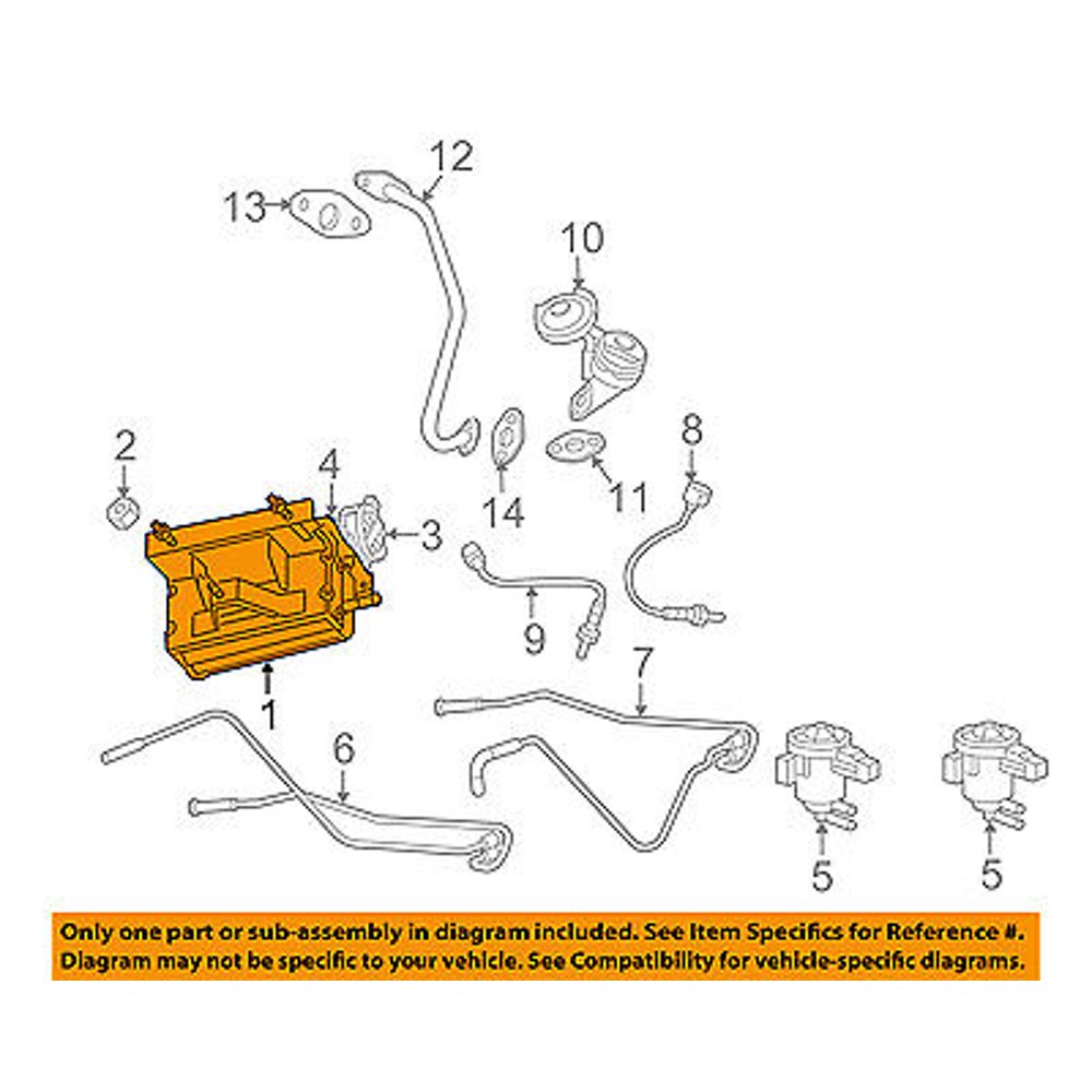 Jeep CHRYSLER OEM Grand CherokeeVapor Canister Fuel Gas Emission