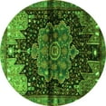 thumbnail image 1 of Ahgly Company Indoor Round Persian Green Traditional Area Rugs, 4' Round, 1 of 1