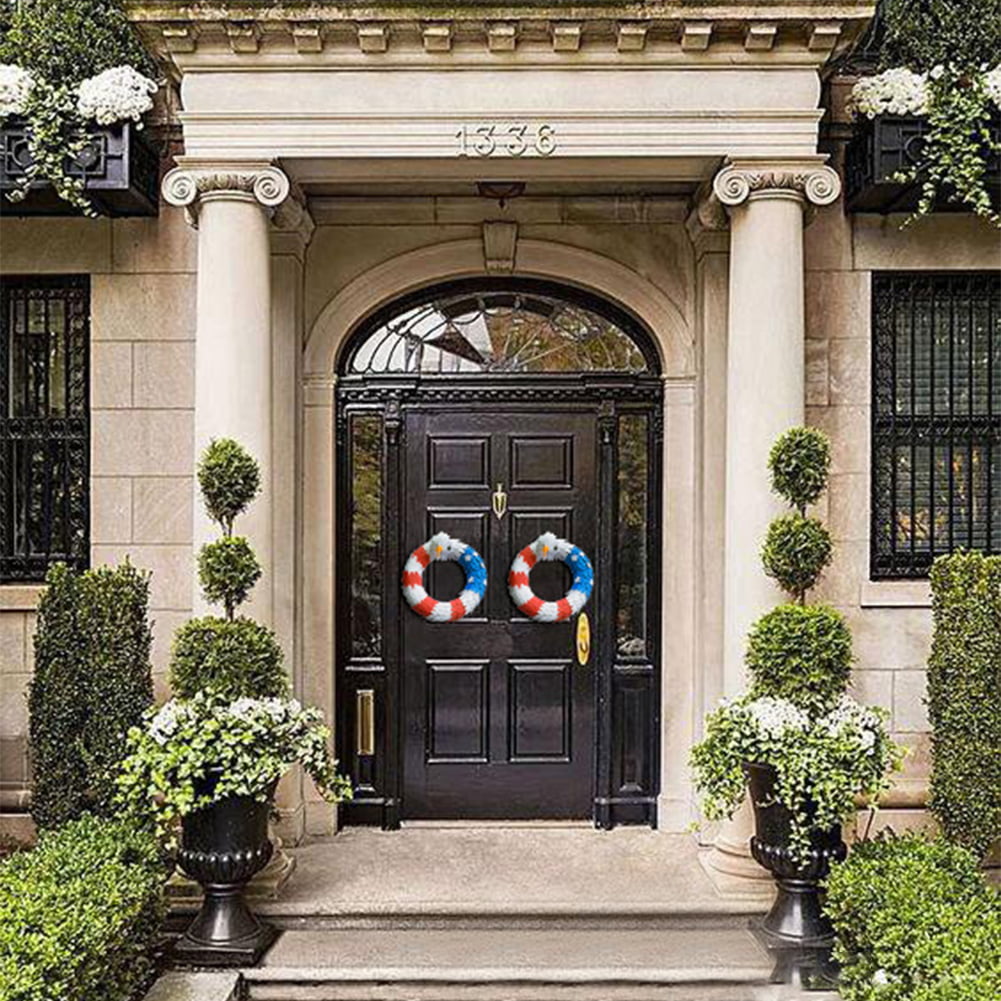 Door Home M0R3 American Eagle Wreath Patriotic Wreath For Front Decor 