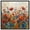 Black Floater Frame, variant on Beautiful Garden Bloom Impressionism Wall Art /Monet And Van Gogh Inspired Art Canvas Wall Art by Art Remedy, Gold Floater Frame, 41.5" x 41.5"