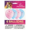 thumbnail image 5 of Disney Princess Assorted Pink and Blue 12" Latex Balloons, 6ct, 5 of 6
