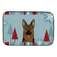 thumbnail image 1 of Carolines Treasures BB1707DDM Winter Holiday German Shepherd Dish Drying Mat, 1 of 1