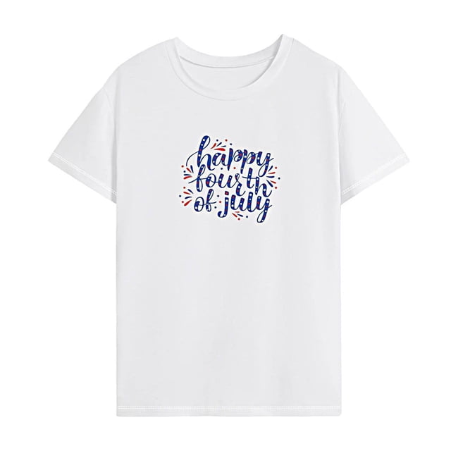 Camiseta de verano para mujer, ajuste regular, camisetas de verano para vacaciones, deportes, oficina, camping XL