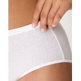 thumbnail image 4 of Hanes Ultimate Women's Brief 6-Pack Breathable Underwear High Rise Waist Cool Comfort Tagless, 4 of 5
