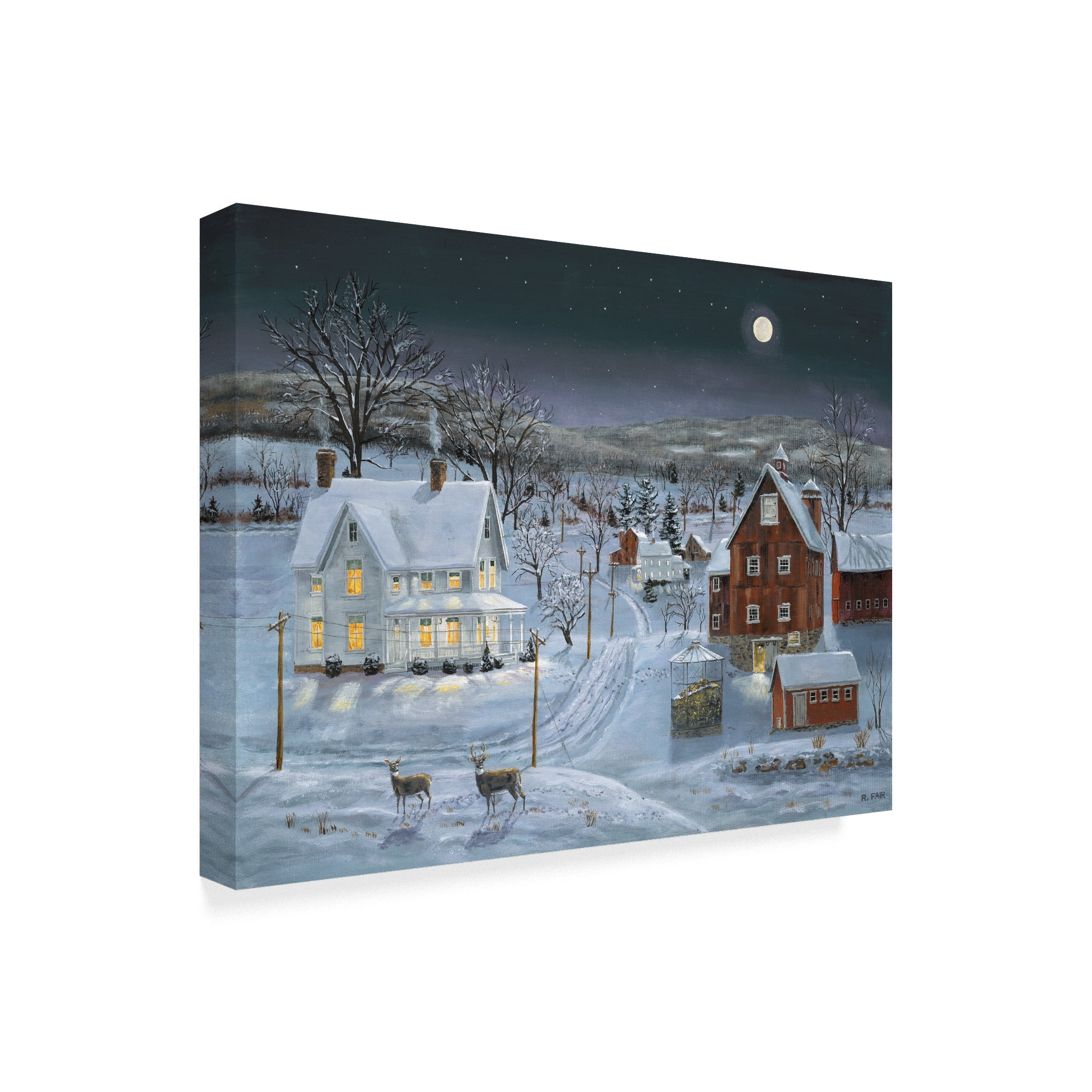 Trademark Fine Art 'Romantic Evening' Canvas Art by Bob Fair