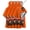 Orange, variant on Emergency Survival Poncho (4pc) Thermal Mylar Foil Coating Blanket for Car, Heat Retention, Rain - Waterproof Outdoor Kit