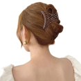 thumbnail image 3 of SharkTRUE Glass Bead Comb Elastic Double Insert Clips Hot Magic Ladies Combs Clip Slide Comb Bead Double, 3 of 8