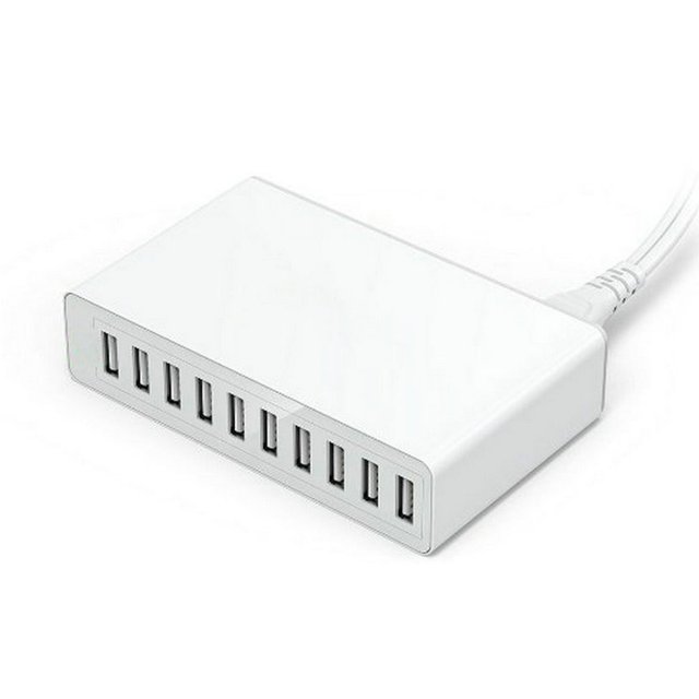 Cargador USB multipuerto de 60 W, 5 V, 12 A, para teléfono móvil Apple 15 de carga rápida