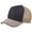 5PMS Khaki/Black, variant on 5 Panel Trucker Hat, Foam & Mesh 2 Tone Trucker Hat, Retro Hat for Travel, 5PMS - Khaki/Black