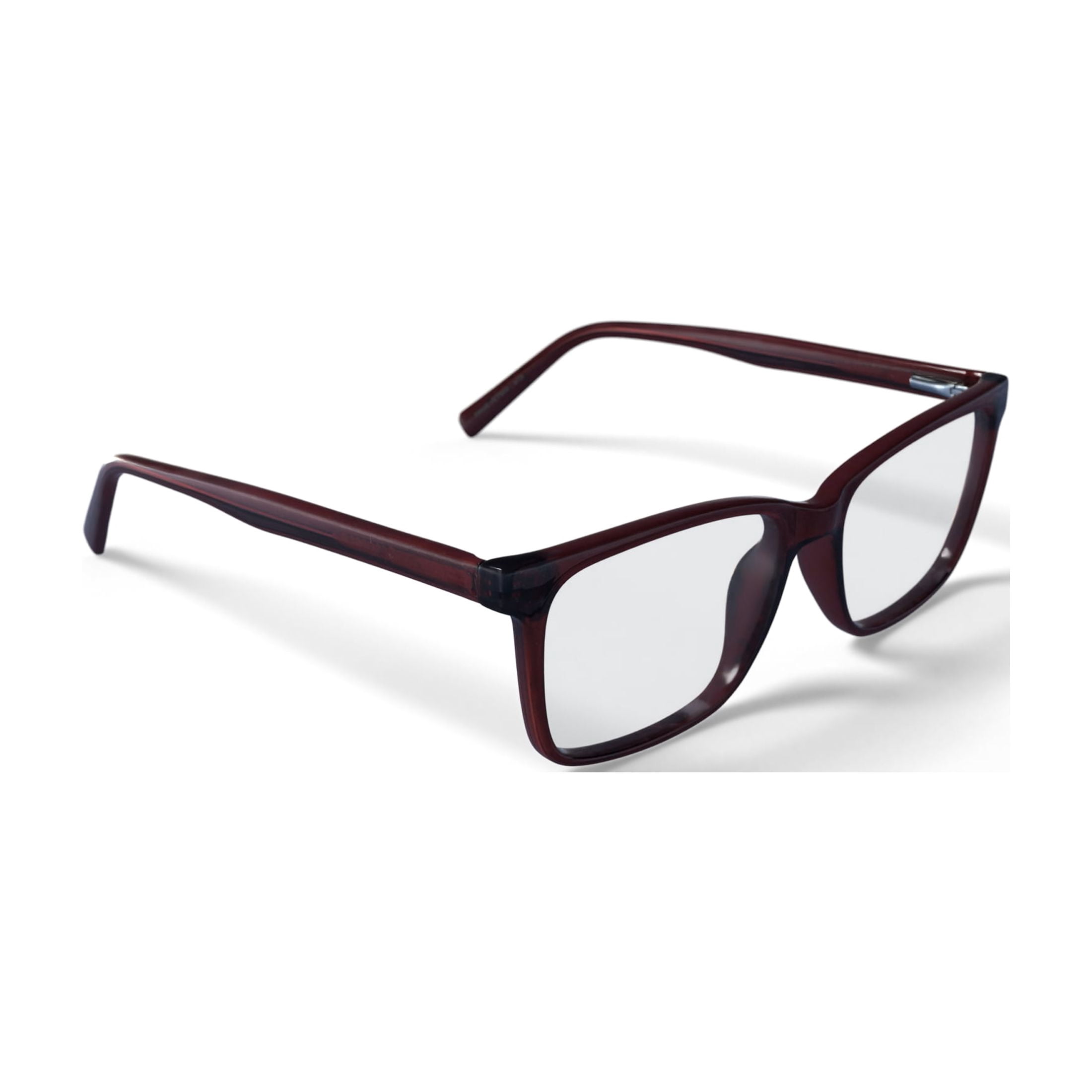 Mens Mateo Rx'ble Eyeglasses with Case, BROWN