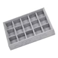 thumbnail image 4 of Juego de 2 Bandejas de Joyería Sunnimix Terciopelo Gris, 4 of 8