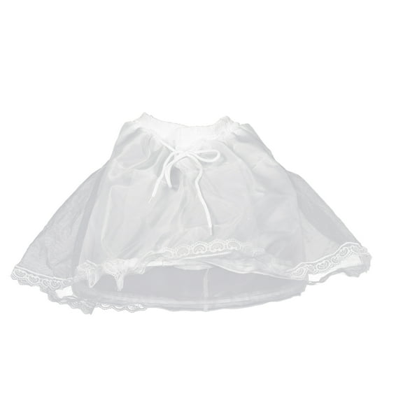 Worgeous Petticoat Crinoline Underskirt Fluffy Mesh Underslip for Kids Girls Flower Dresses Special Occasions Pageant Party Formal Events