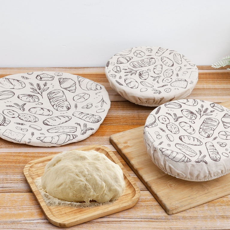 Xiyztok Reusable Bowl Covers for Bread Proofing, 3-Pack photo 8
