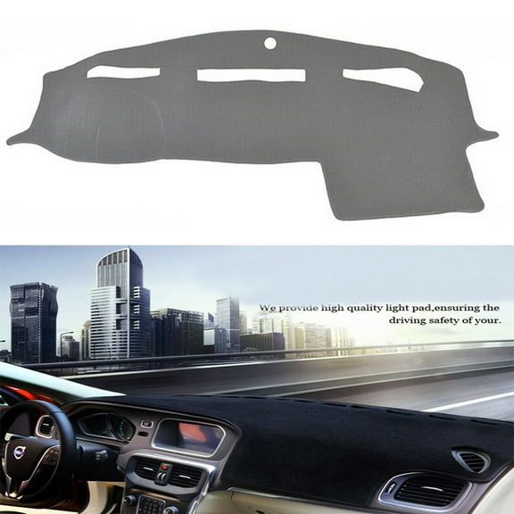 Hex Autoparts Dash Cover Dashmat Dashboard Mat for 2011 2012 2013 2014 2015 2016 Dodge Ram 1500 2500 3500 Gray/Grey