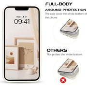 for iPhone 14 Pro Case Liquid Silicone Soft Gel Rubber Microfiber Lining Cushion Cover ShockProof Protective Phone Case for iPhone 14 Pro(6.1 inch)-Yellow