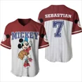 thumbnail image 4 of Camisetas de béisbol de dibujos animados de Mickey Mouse de Disney MINISO para niños adultos, camisetas de manga corta de moda de gran tamaño en 3D de Minnie, 4 of 5