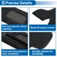 thumbnail image 4 of Cubierta de Parasol para Ford Mustang 1994-2004 Lado Izquierdo y Derecho Protector de Parasol Anti-Rayas Cuero Sintético Negro Fibra de Carbono, 4 of 6