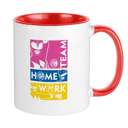 

CafePress - Power Rangers Team Home Work - Ceramic Coffee Tea Novelty Mug Cup 11 oz