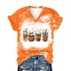 thumbnail image 4 of Camiseta con cuello en V para mujer Camiseta con estampado de Halloween Camiseta de manga corta Tops Pompotops  hkajfhjk473054, 4 of 6