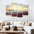 thumbnail image 3 of Elephant Stock Haleakala Morning Sky Wall Art - Horizontal Multi Panel Canvas - Living Room Wall Decor - Nature Multi Panel - Blue And Brown Decor - 84" x 54", 3 of 8