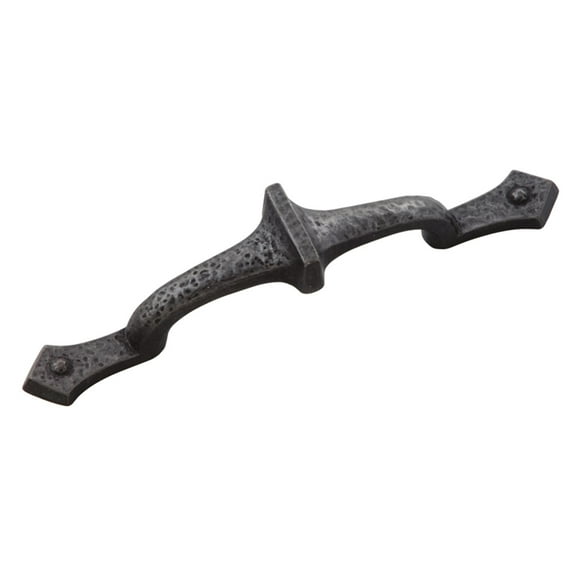 Hickory Hardware P3060-BI Mountain Lodge Pull, 3 Inch Center to Center, Black Iron