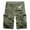 Army Green, variant on AXXD Men Shorts Zipper Pocket Plus Size Cargo Shorts Multi-Pockets Relaxed Summer Beach Shorts New Arrival