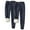 Navy, variant on ctdiral Womens Fleece Lined Sweatpants 2 Pack Sherpa Drawstring Warm Long Pants with Pockets Winter Thermal Leggings Solid Color Loungewear Navy L